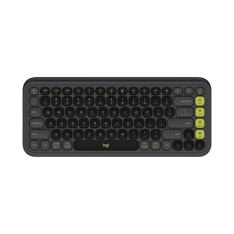 Клавiатура бездротова Logitech Pop Icon Keys Graphite (920-013157)