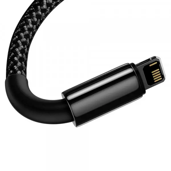 Кабель Baseus Tungsten Gold Fast Charging Data Cable USB for Lightning 1m Black (CALWJ-01)