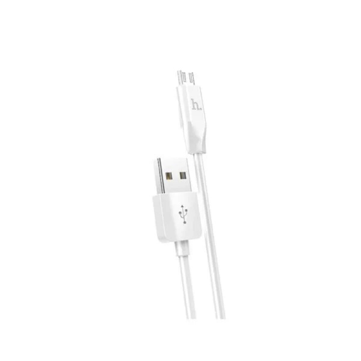 Кабель HOCO X1 USB to Micro  2.4A, 2m, PVC, PVC connectors, White