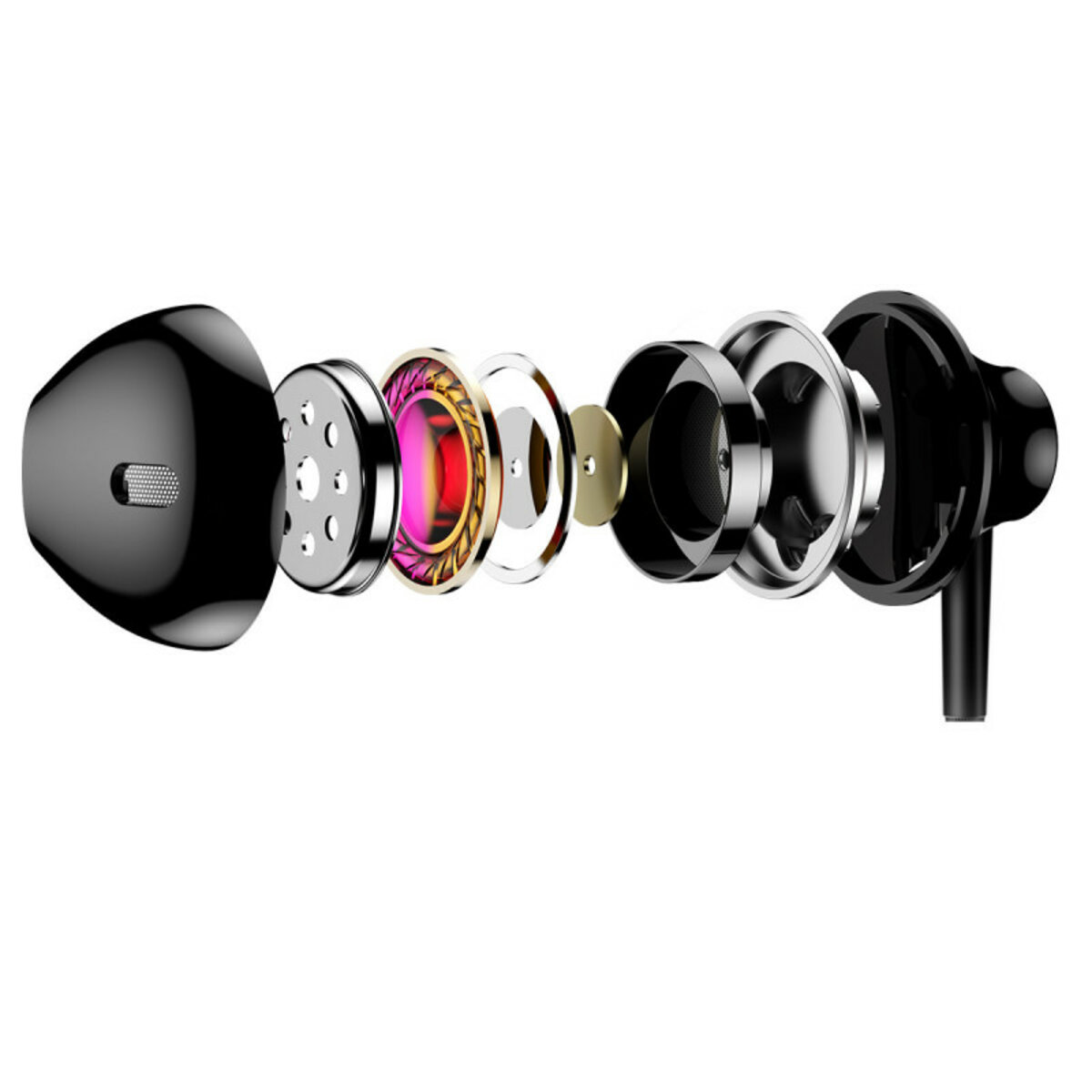 Навушники Baseus Enock H06 lateral in-ear Wire Earphone Black 3.5 mini-jack