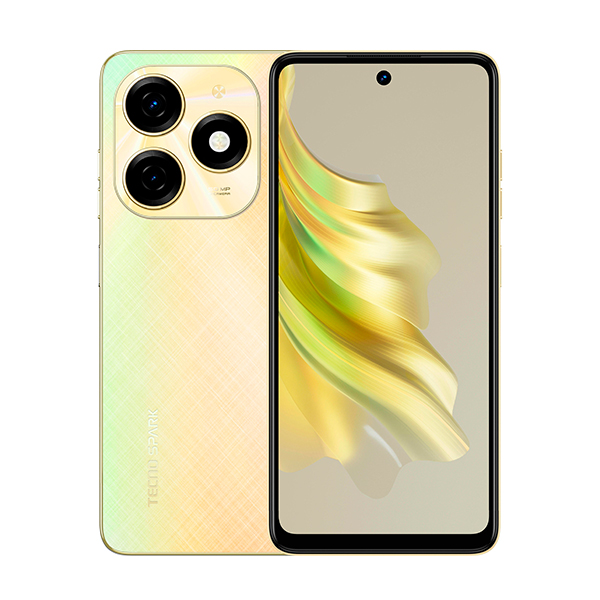 Смартфон Tecno Spark 20 (KJ5n) 8/256 GB Dual Sim Neon Gold (4894947013577)