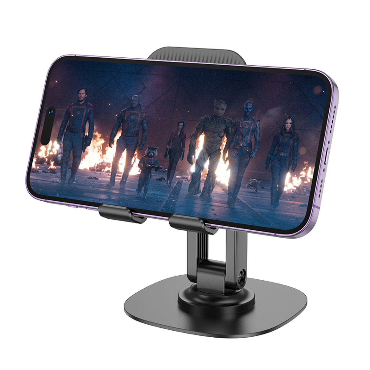 Тримач для телефона HOCO HD6 Winner dual-axis rotating desktop stand Black