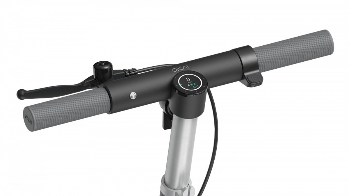 Електросамокат OKAI ES10-NEON Lite Black 9", 300(600)W, 7.8Ah, 30km, 25kmh, 20%, NFC, App,15kg