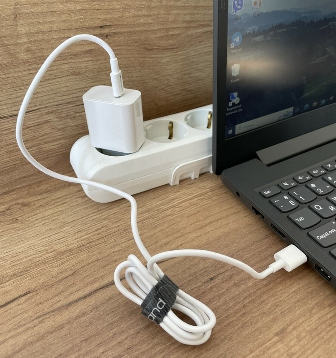 Мережевий зарядний пристрій Mibrand MI-16 20W PD + Quick Charger USB-C White