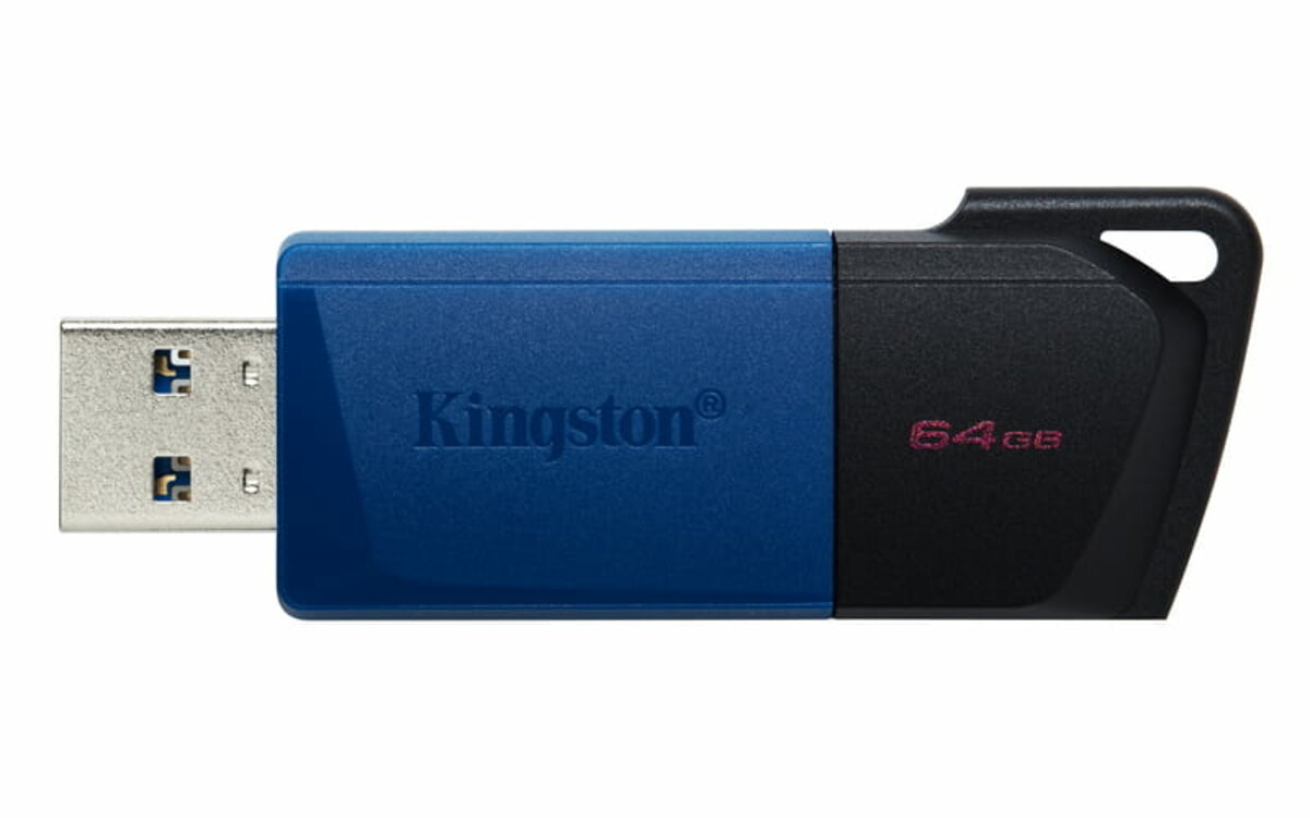 Флешнакопичувач USB3.2 64GB Kingston DataTraveler Exodia M Black/Blue (DTXM/64GB)