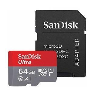 Карта пам’яті MICRO SDXC 64GB UHS-I W/A SDSQUAB-064G-GN6MA SANDISK