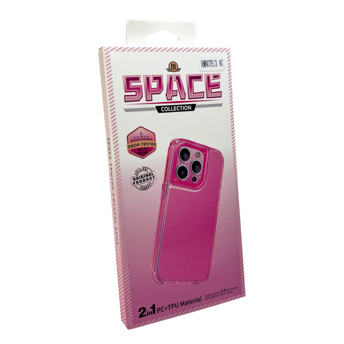 Чохол для смартфона Space III for Xiaomi Redmi Note 13 4G Rose Red