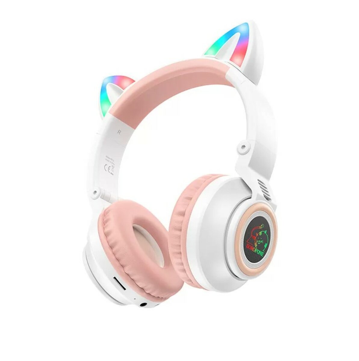 Бездротові навушники BOROFONE BO18 Cat ear BT headphones White