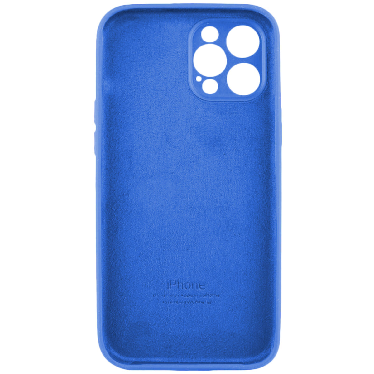 Чохол для смартфона Silicone Full Case AA Camera Protect for Apple iPhone 12 Pro 3,Royal Blue