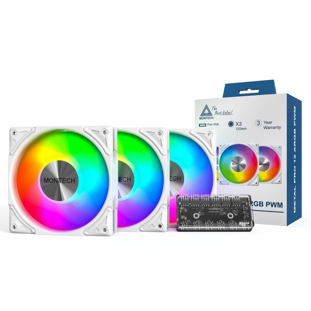 Корпусний вентилятор 120MM METAL PRO 12 METAL PRO 12 (W31) MONTECH