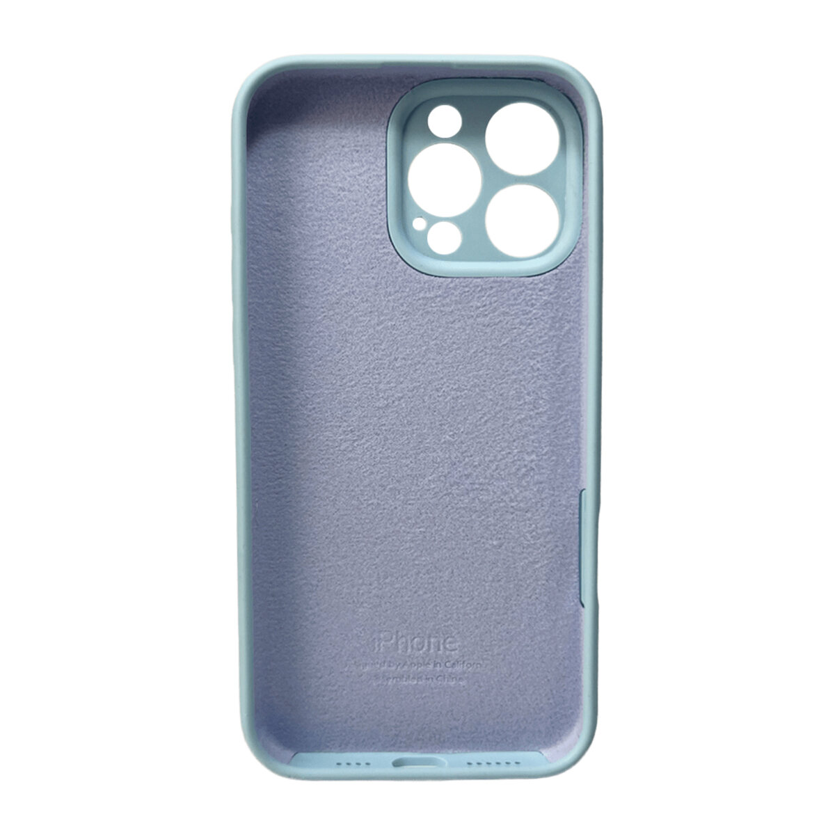 Чохол для смартфона Silicone Full Case AA Camera Protect for Apple iPhone 16 Pro 27,Mist Blue
