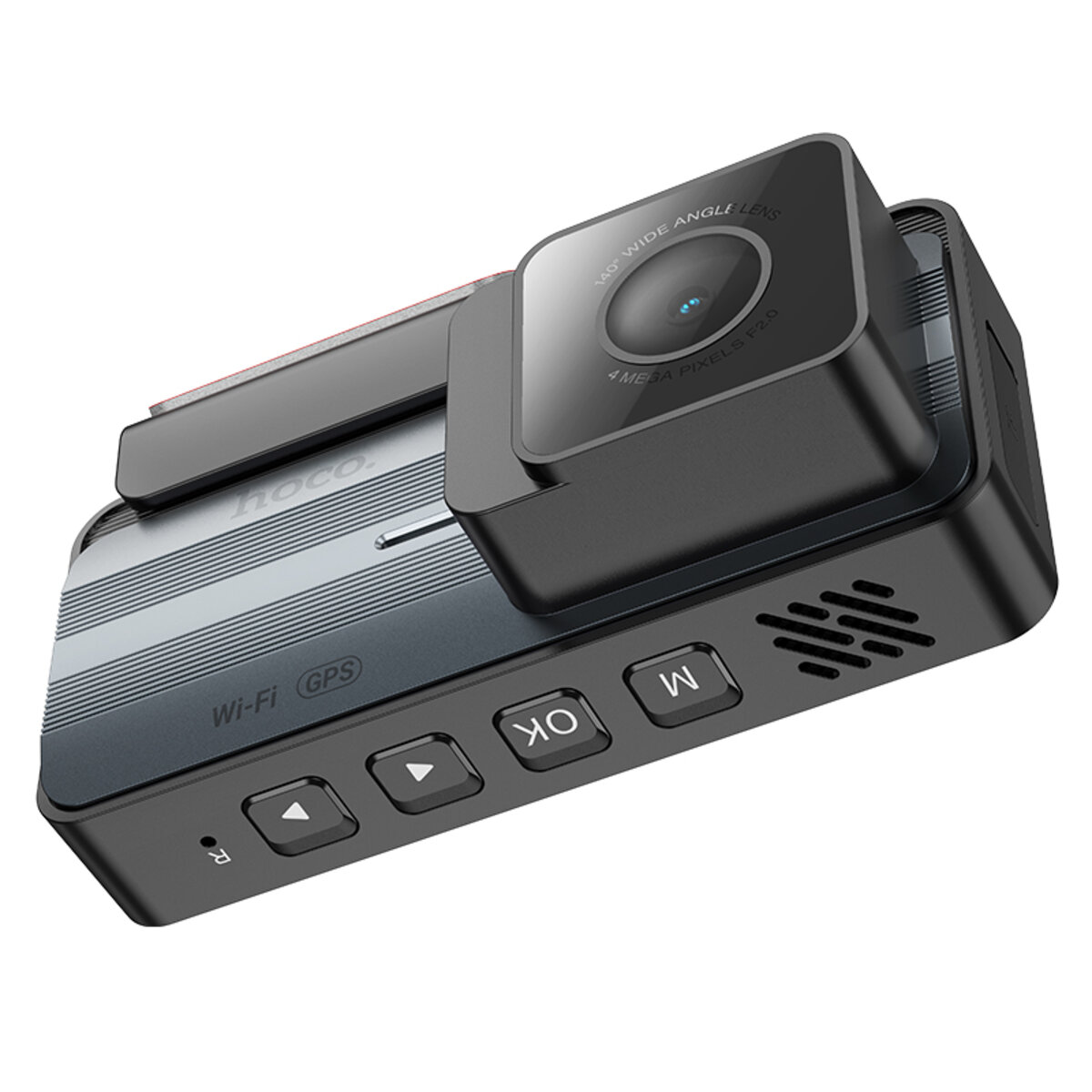 Відеореєстратор HOCO DV11 driving recorder 2K display GPS Silvery Gray