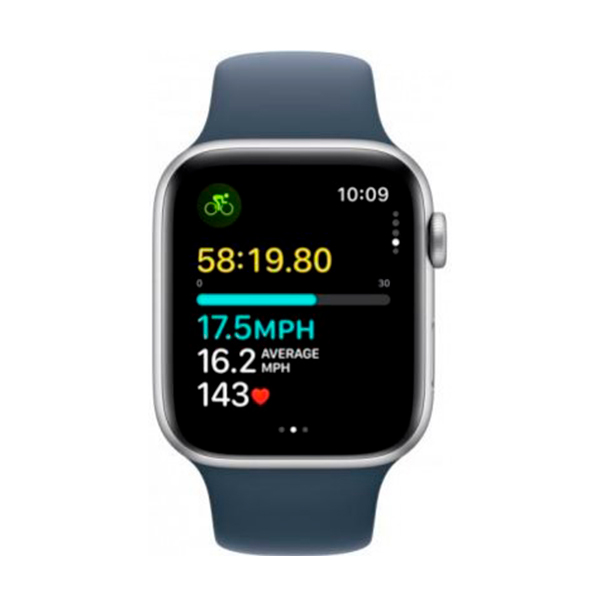 Смарт-годинник Apple Watch Series SE 2 40mm Silver/Blue (MRE23) M/L українська версія