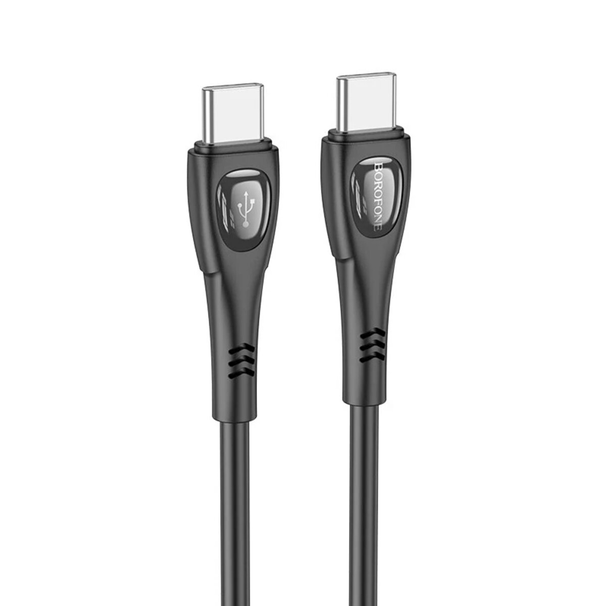 Кабель BOROFONE BX98 Type-C to Type-C Superior 60W charging data cable Black