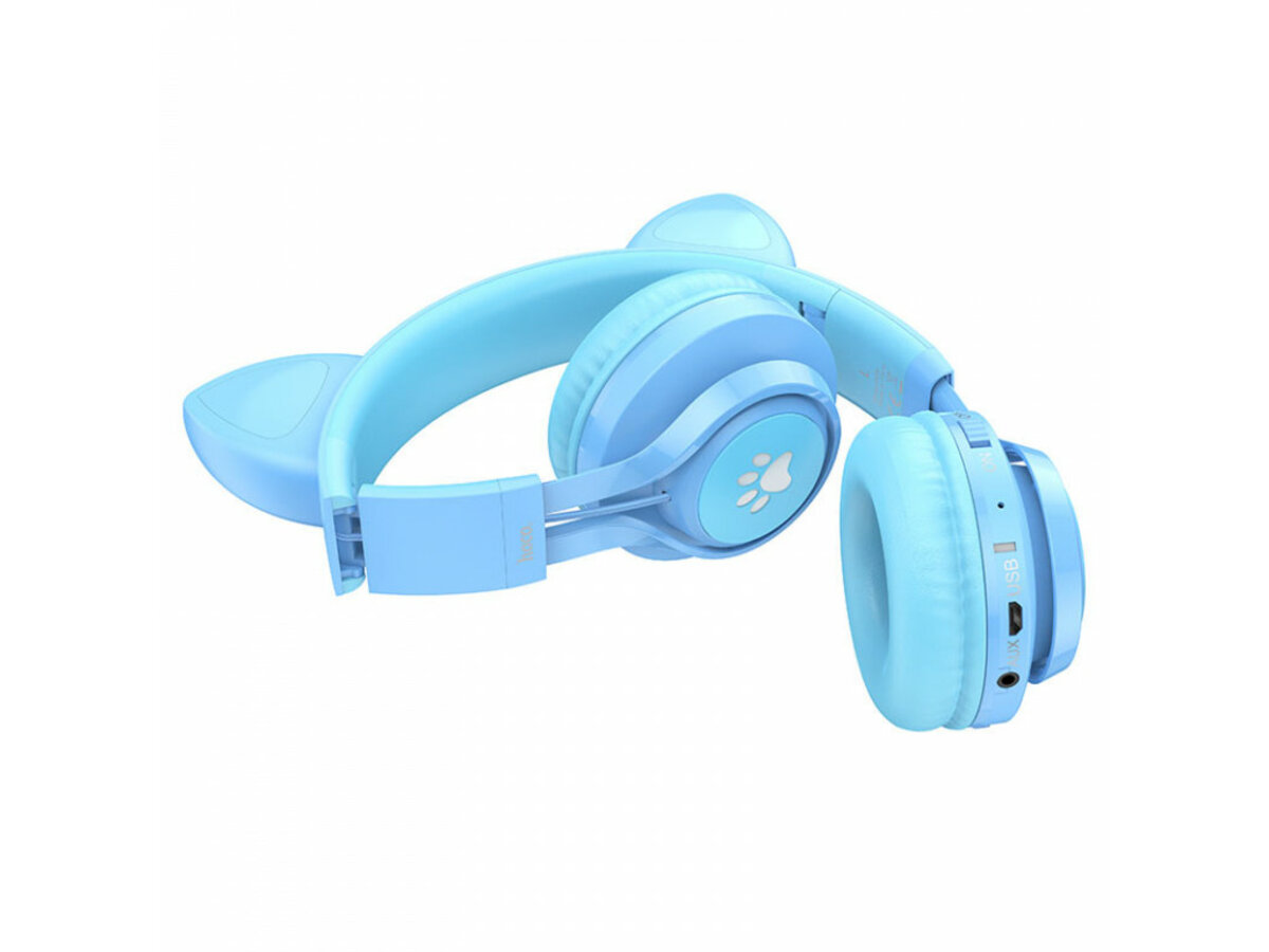 Навушники HOCO W39 Cat ear kids BT headphones Blue