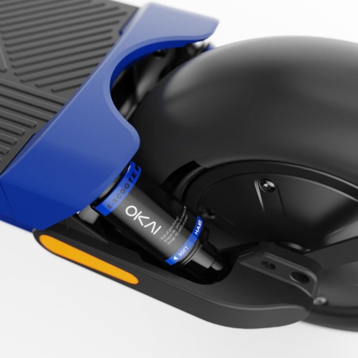 Електросамокат OKAI ES40-Blue 10", 500(1000)W, 15.6Ah, 70km, 38kmh, 25%, NFC, App, 23kg