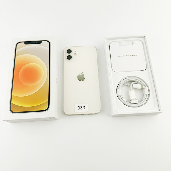 Apple iPhone 12 128GB White Б/У №333 (стан 8/10)