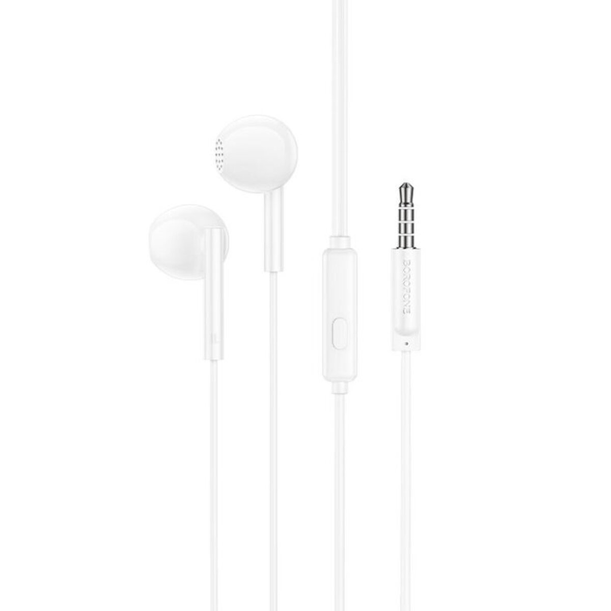 Навушники BOROFONE BM76 Ocean universal earphones with microphone White