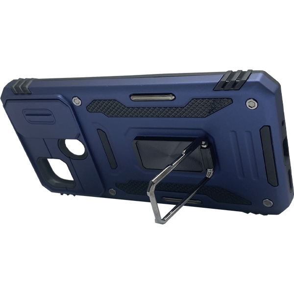 Чехол Armor Camshield Case для Xiaomi Redmi 9c/10a with Ring Dark Blue