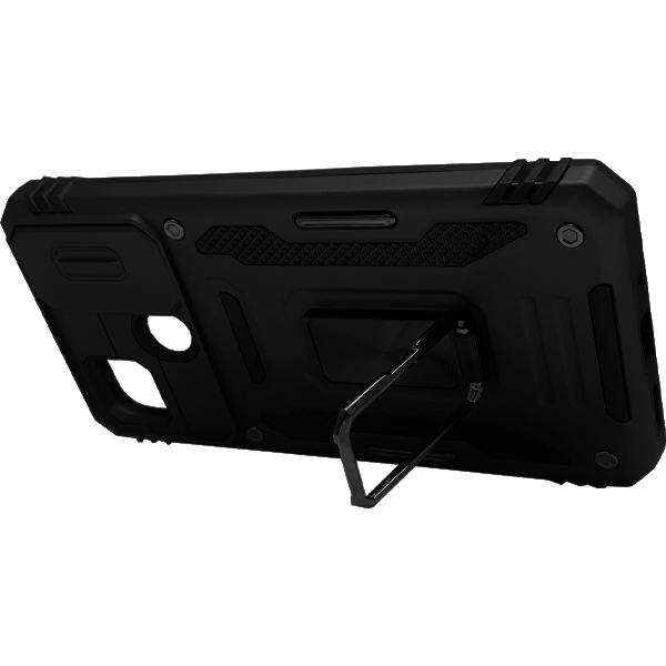 Чехол Armor Camshield Case для Xiaomi Redmi 9c/10a with Ring Black