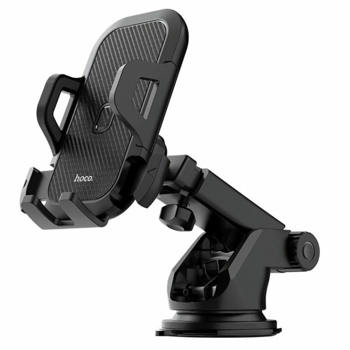Автотримач для телефона HOCO CA76 Touareg one-touch center console car holder Black