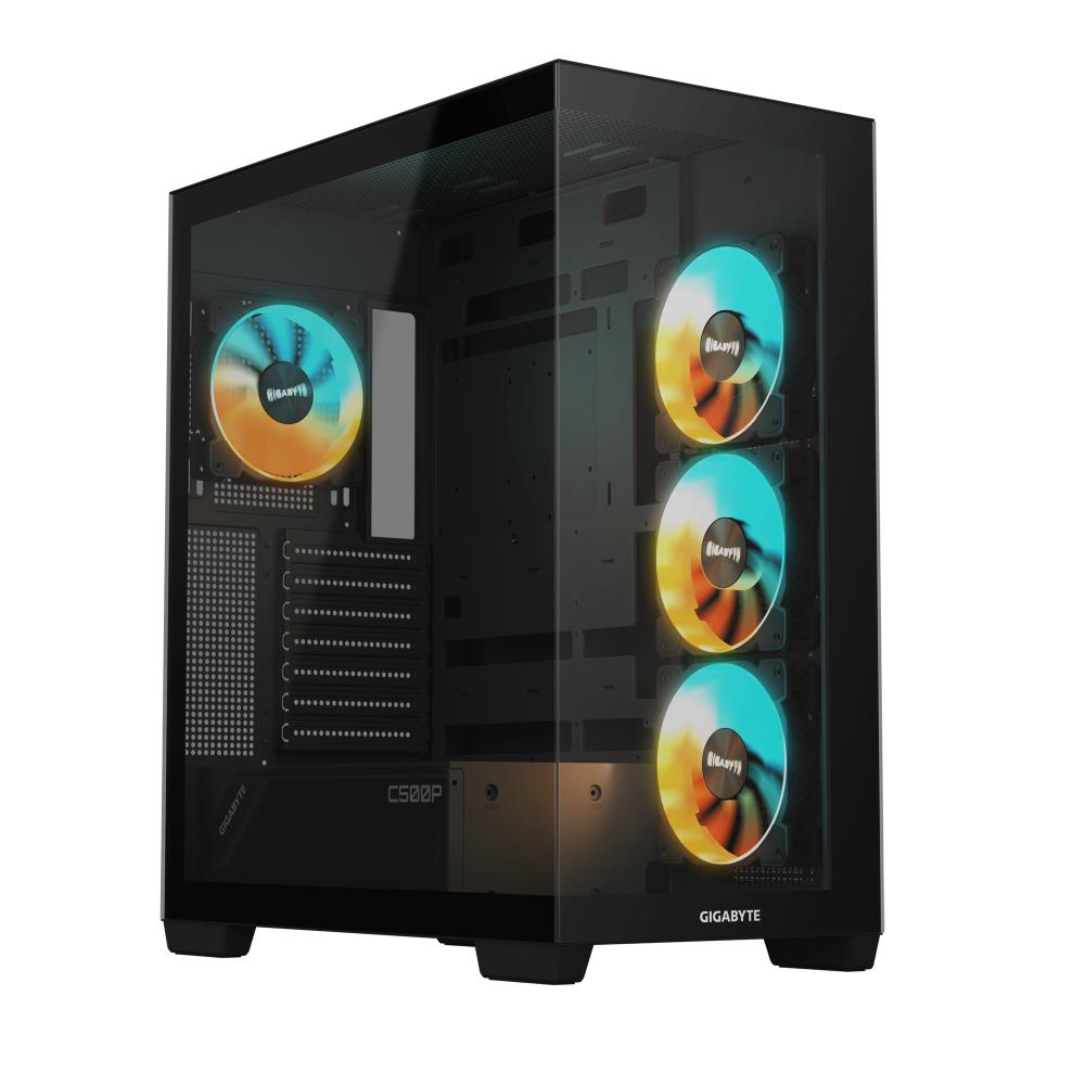 Корпус ATX W/O PSU GB-C500P ST BLACK GIGABYTE