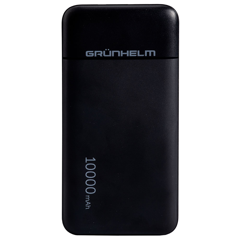 Power Bank, Портативна батарея 10.000 mAh, чорний - GP-26AB (GRUNHELM)