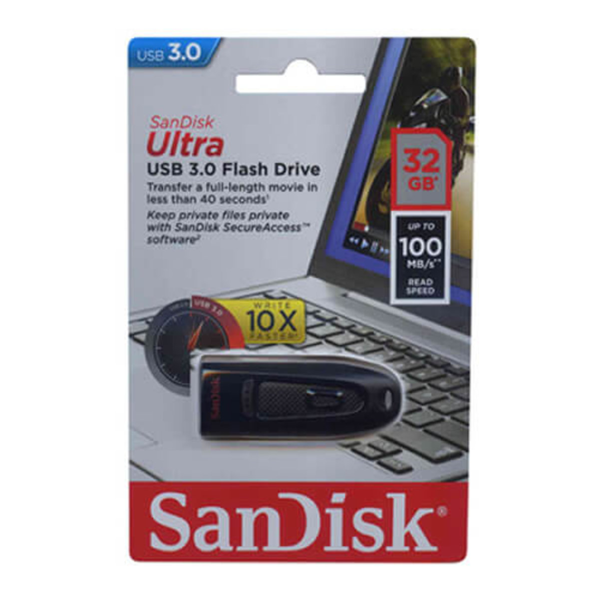 Флеш-накопичувач SanDisk USB 3.0 Ultra 32Gb (130Mb/s)