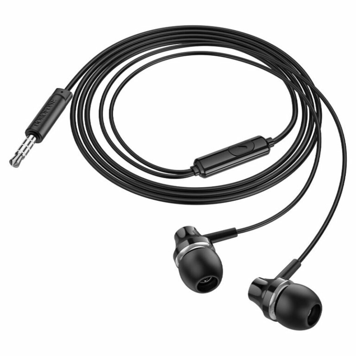 Навушники BOROFONE BM74 Singer universal earphones with microphone Black