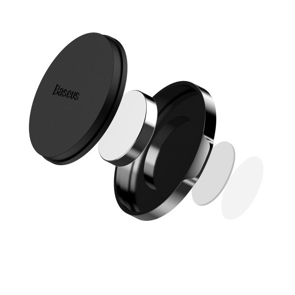 Автотримач для телефона магнітний Baseus Small Ears Series Magnetic Suction Bracket (Flat type) Black (SUER-C01)