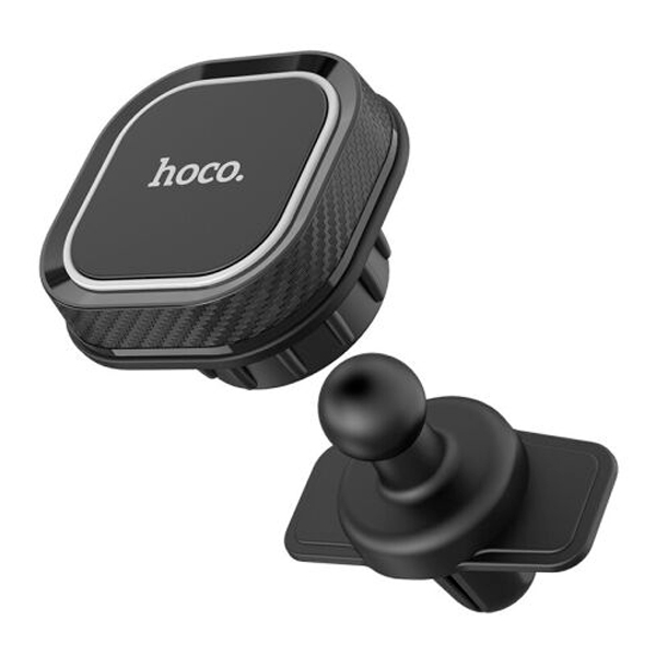 Автодержатель для телефона магнитный Hoco CA52 Black/Grey