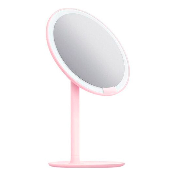 Дзеркало для макіяжу Amiro HD Daylight Mirror Pink
