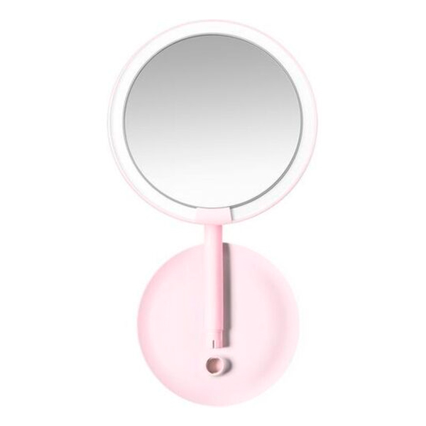 Зеркало для макияжа Amiro HD Daylight Mirror Pink