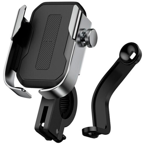 Велодержатель для телефона Baseus Armor Motorcycle Holder Black (SUKJA-01)
