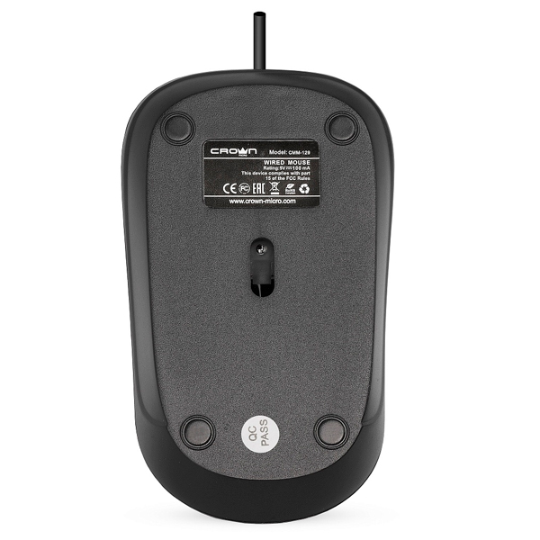 Провідна мишка Crown CMM-129 Black USB