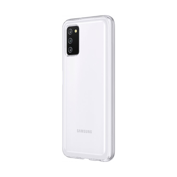 Чехол накладка Samsung A037 Galaxy A03s Soft Clear Cover Transparent (EF-QA037TTEG)