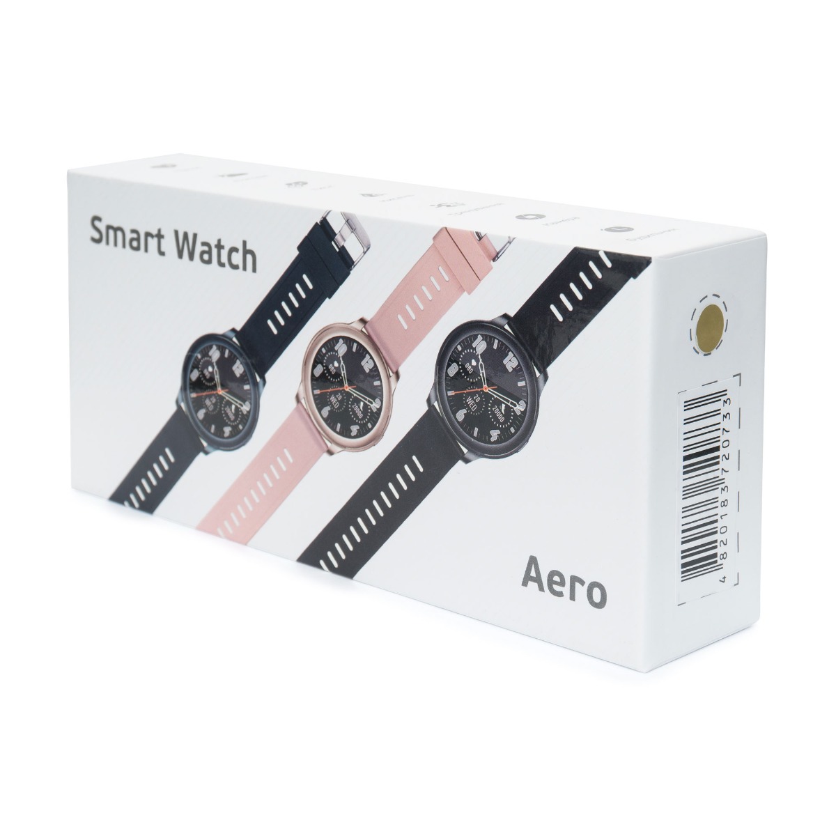Смарт-годинник Globex Smart Watch Aero Gold/Pink