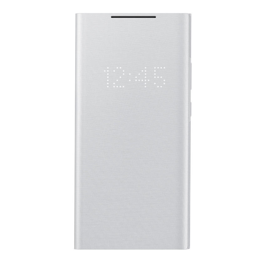 Чехол накладка Samsung N985 Galaxy Note 20 Ultra LED View Cover White Silver (EF-NN985PSEG)