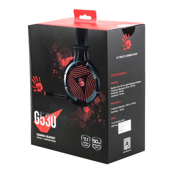 Навушники Bloody G530 Grey