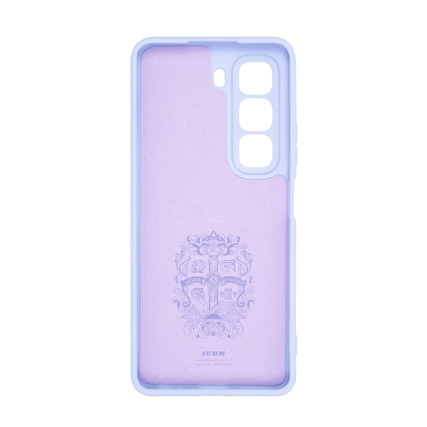 Чохол Original Soft Touch Case for Infinix Hot 50 4G Lavander with Camera Lens