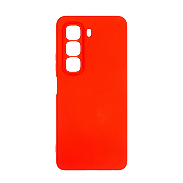 Чохол Original Soft Touch Case for Infinix Hot 50 4G Red with Camera Lens