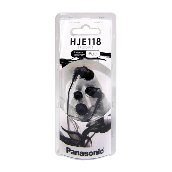 Наушники PANASONIC RP-HJE118GU-K (Black)