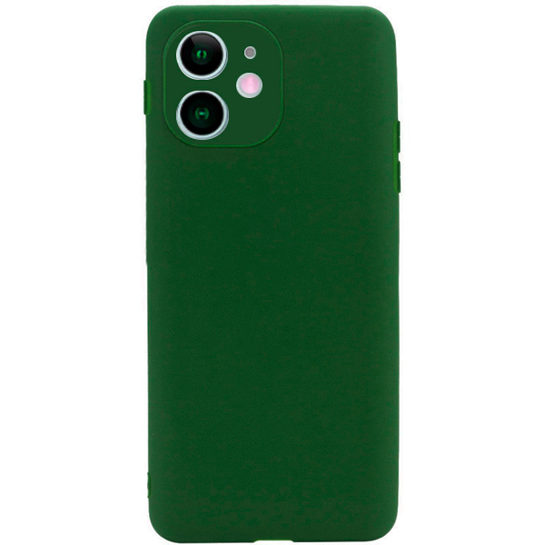 Чехол Soft Touch для Apple iPhone 11 Forest Green with Camera Lens Protection