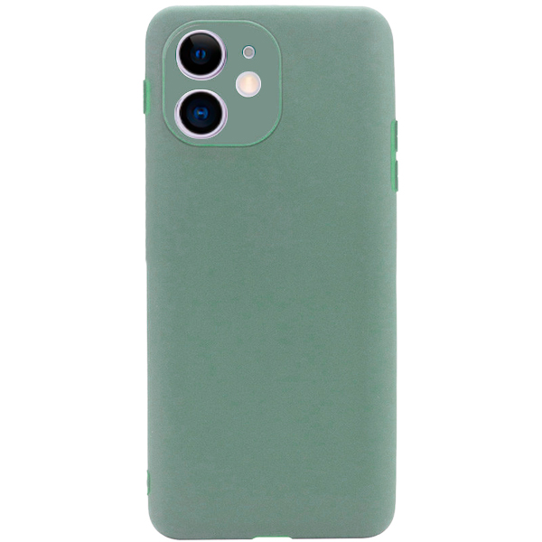 Чехол Soft Touch для Apple iPhone 11 Gem Green with Camera Lens Protection