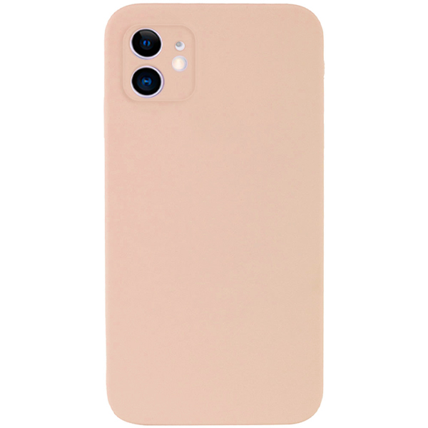 Чехол Soft Touch для Apple iPhone 11 Pink Sand with Camera Lens Protection