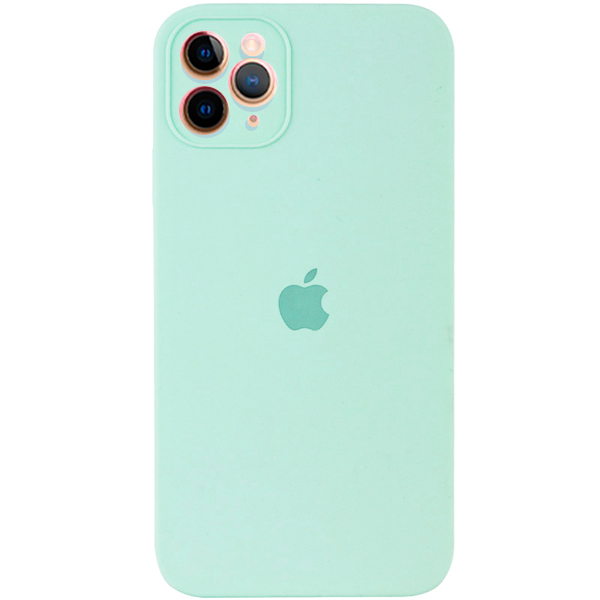 Чехол Soft Touch для Apple iPhone 11 Pro Max Turquoise with Camera Lens Protection Square