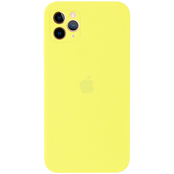 Чехол Soft Touch для Apple iPhone 11 Pro Mellow Yellow with Camera Lens Protection