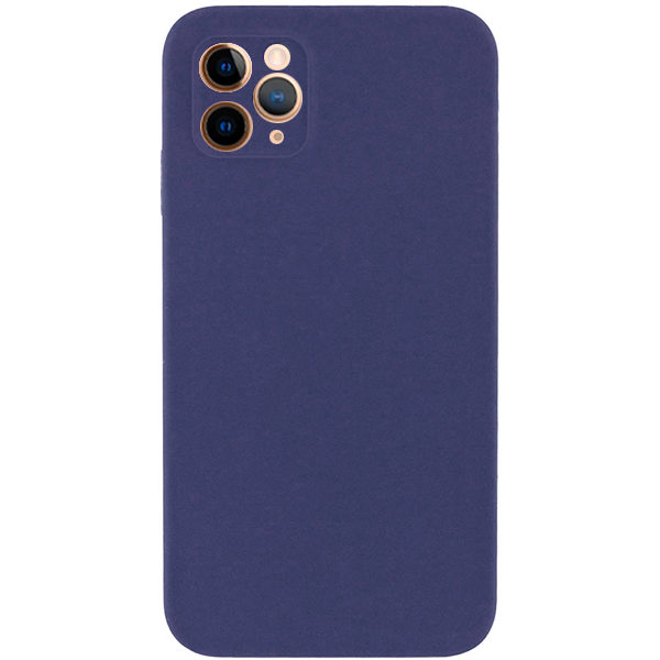 Чехол Soft Touch для Apple iPhone 11 Pro Midnight Blue with Camera Lens Protection