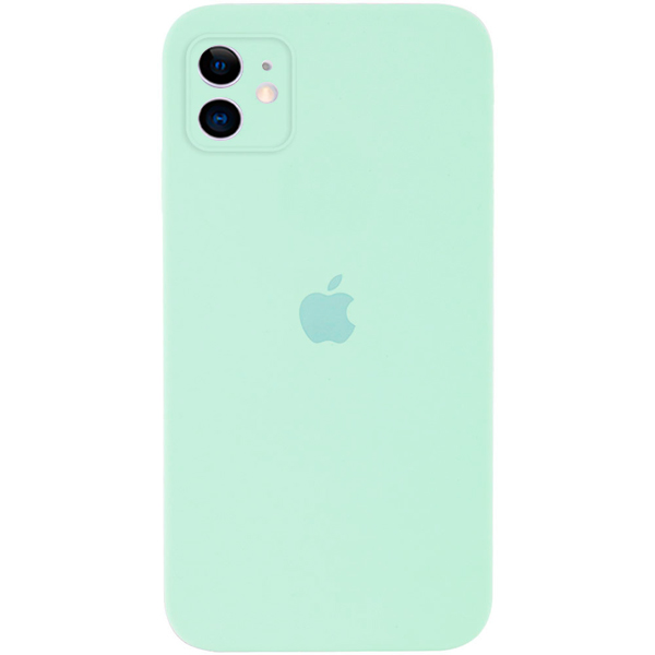 Чохол Soft Touch для Apple iPhone 11 Turquoise with Camera Lens Protection Square