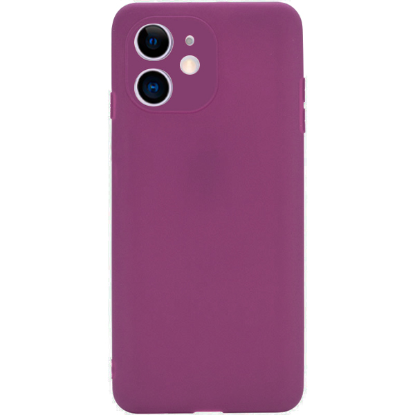 Чехол Soft Touch для Apple iPhone 11 Violet with Camera Lens Protection